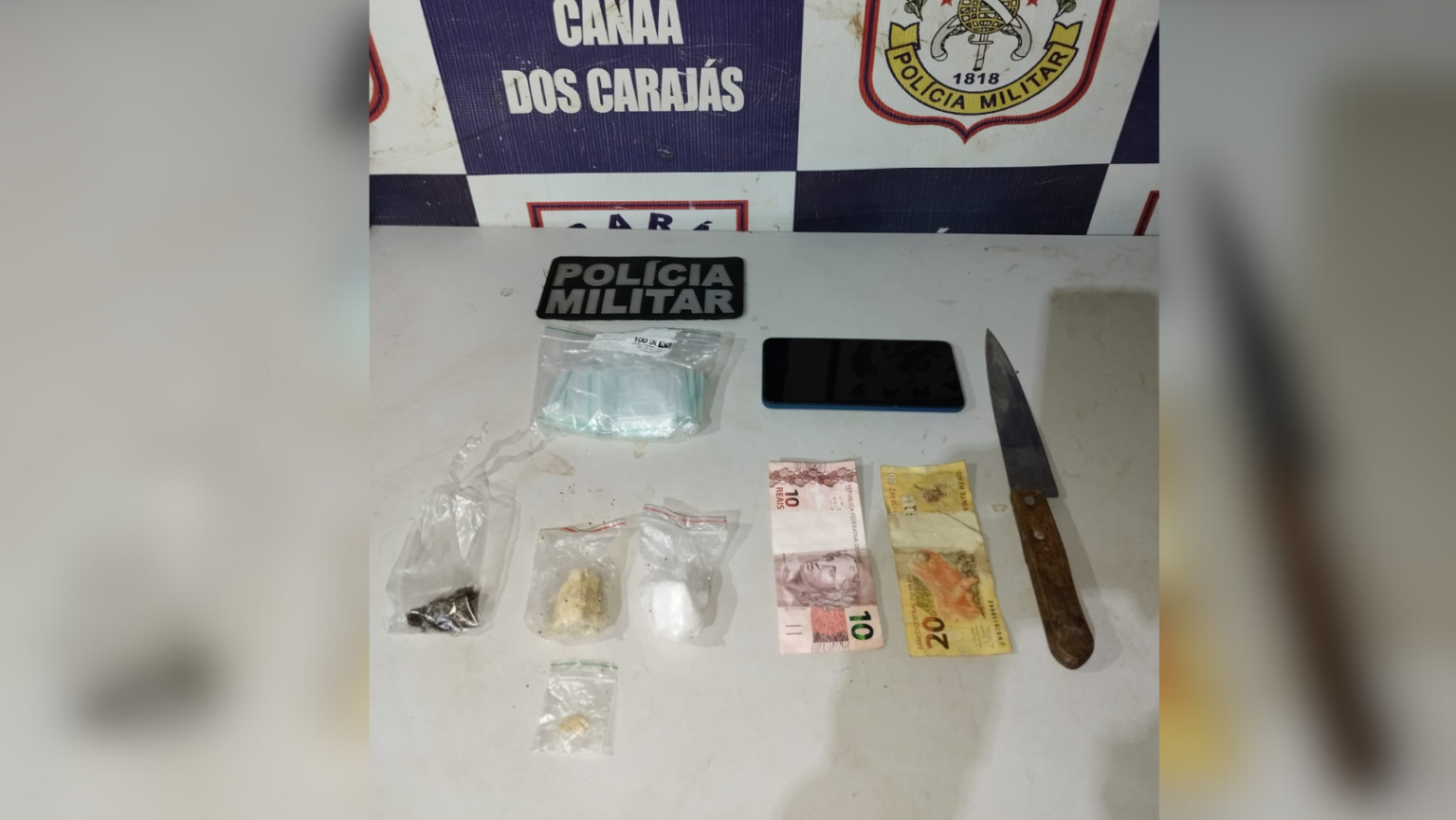 Suspeito de tráfico de drogas é preso em Canaã