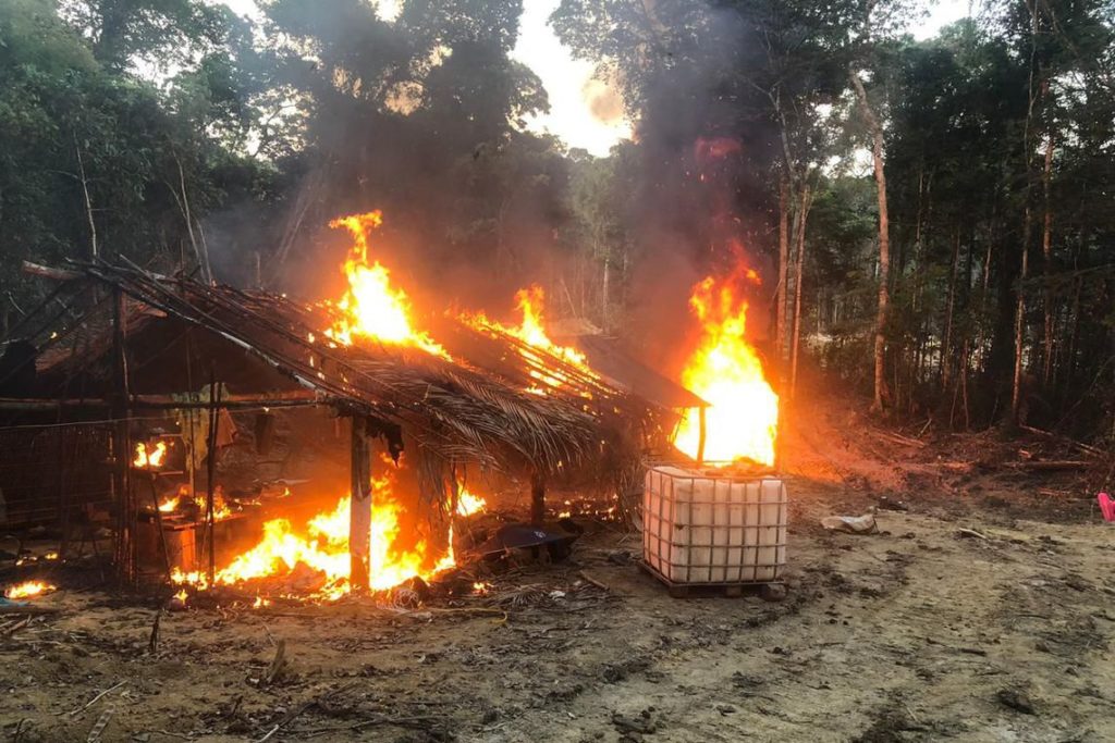 Exército prende garimpeiros em unidades de conservação do Amazonas