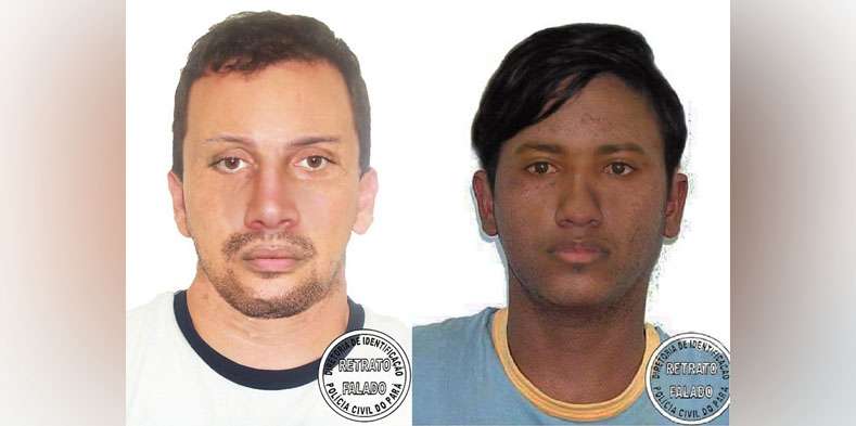 Polícia divulga retrato falado de acusados de assalto ao BB de Parauapebas