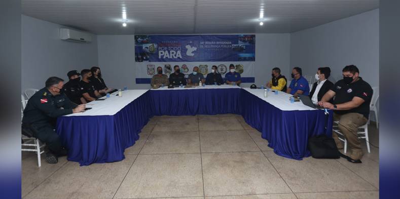 Reunião dos representantes dos órgãos de segurança pública da região sudeste do Pará/ Fotos: Evangelista Rocha