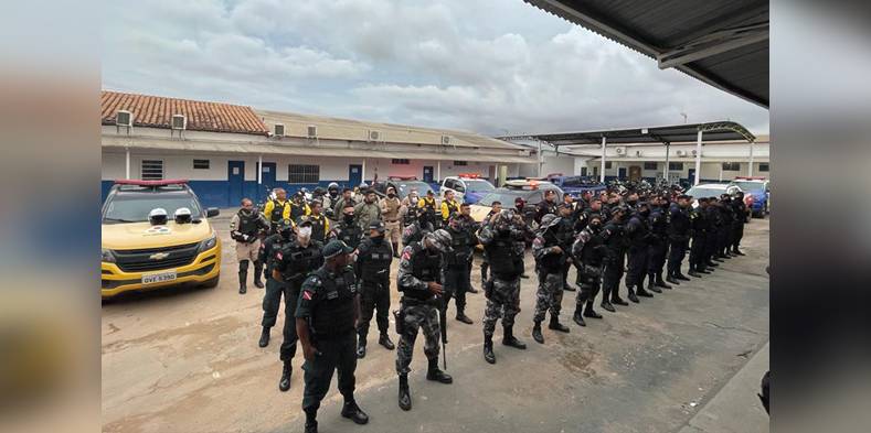 Ao menos 50 agentes das forças de segurança participaram da ação / Foto: Divulgação