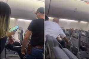 Passageiro quebra poltronas de avião em voo entre São Paulo e Recife; veja vídeo
