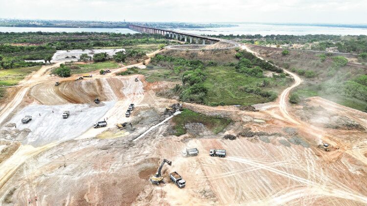 Obra da nova ponte começa a ser percebida em Marabá Correio de Carajás