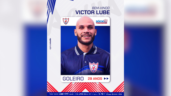 Águia anuncia contratação de Victor Lube para o gol