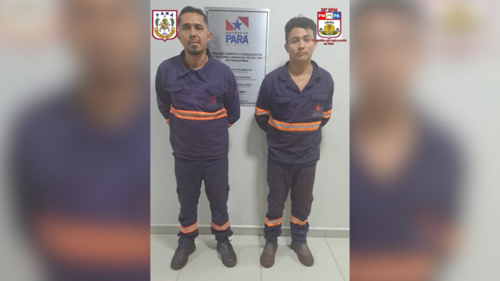Dupla é presa tentando furtar cobre da Vale