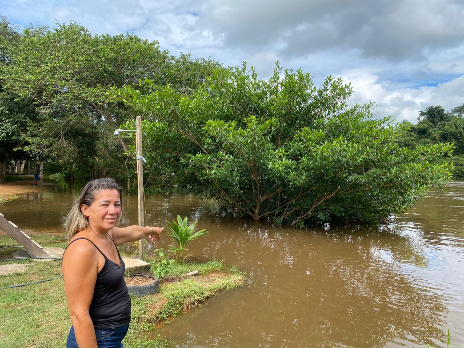 Nível do Rio Parauapebas sobe e alerta para o risco de inundações