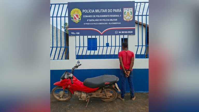Motociclista é preso por embriaguez ao volante em vila de Marabá