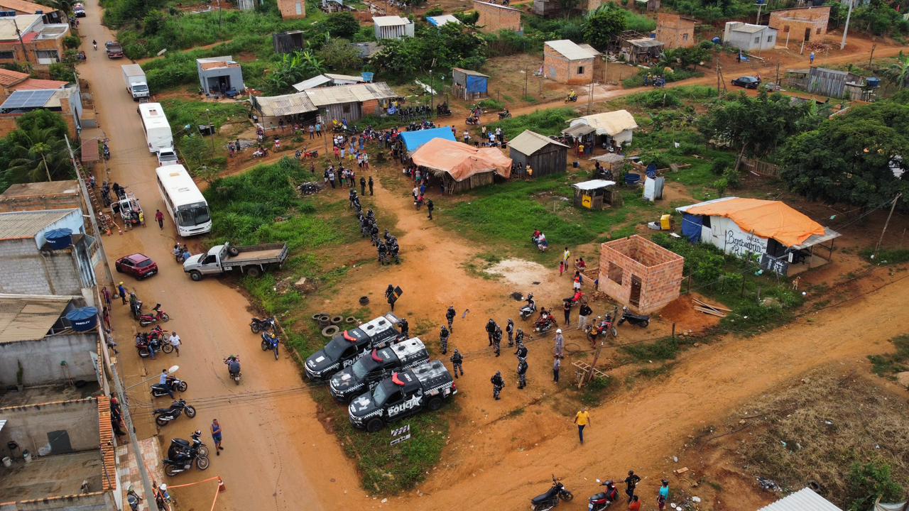 Justiça cumpre reintegração de posse contra 800 famílias em Parauapebas