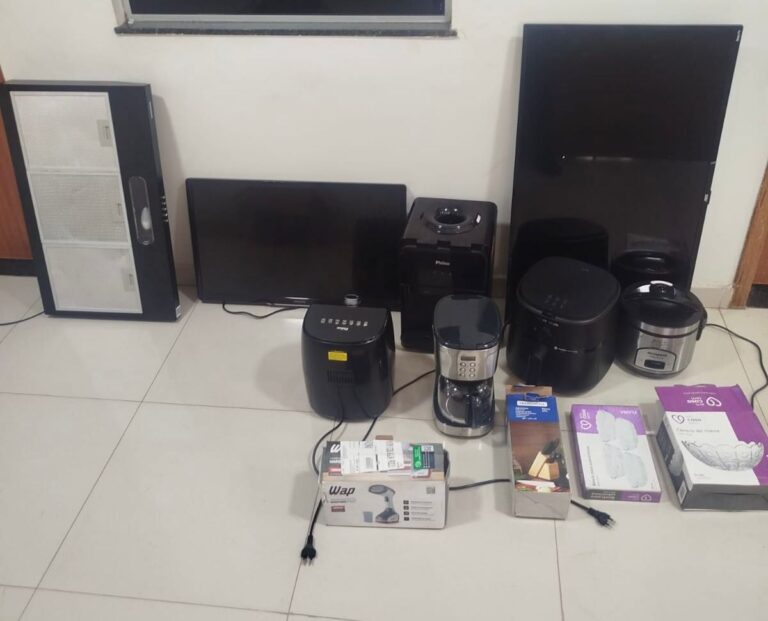 Trio é preso com drogas e objetos furtados em Parauapebas