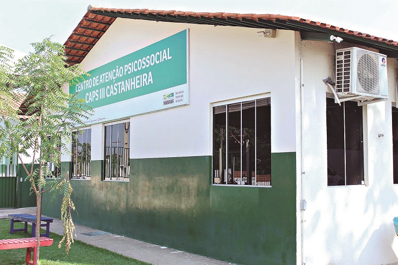 Fachada do Centro de Atenção Psicossocial CAPS III Castanheira em Marabá.