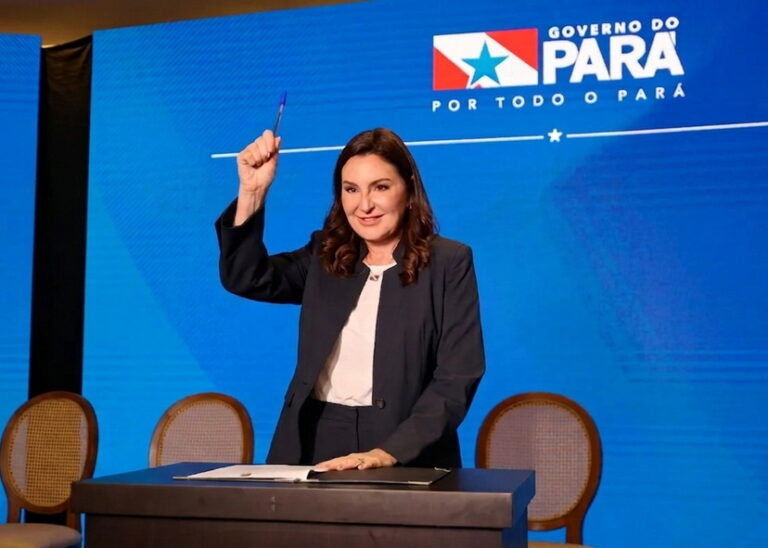 Hana Ghassan toma posse como nova governadora do Estado do Pará