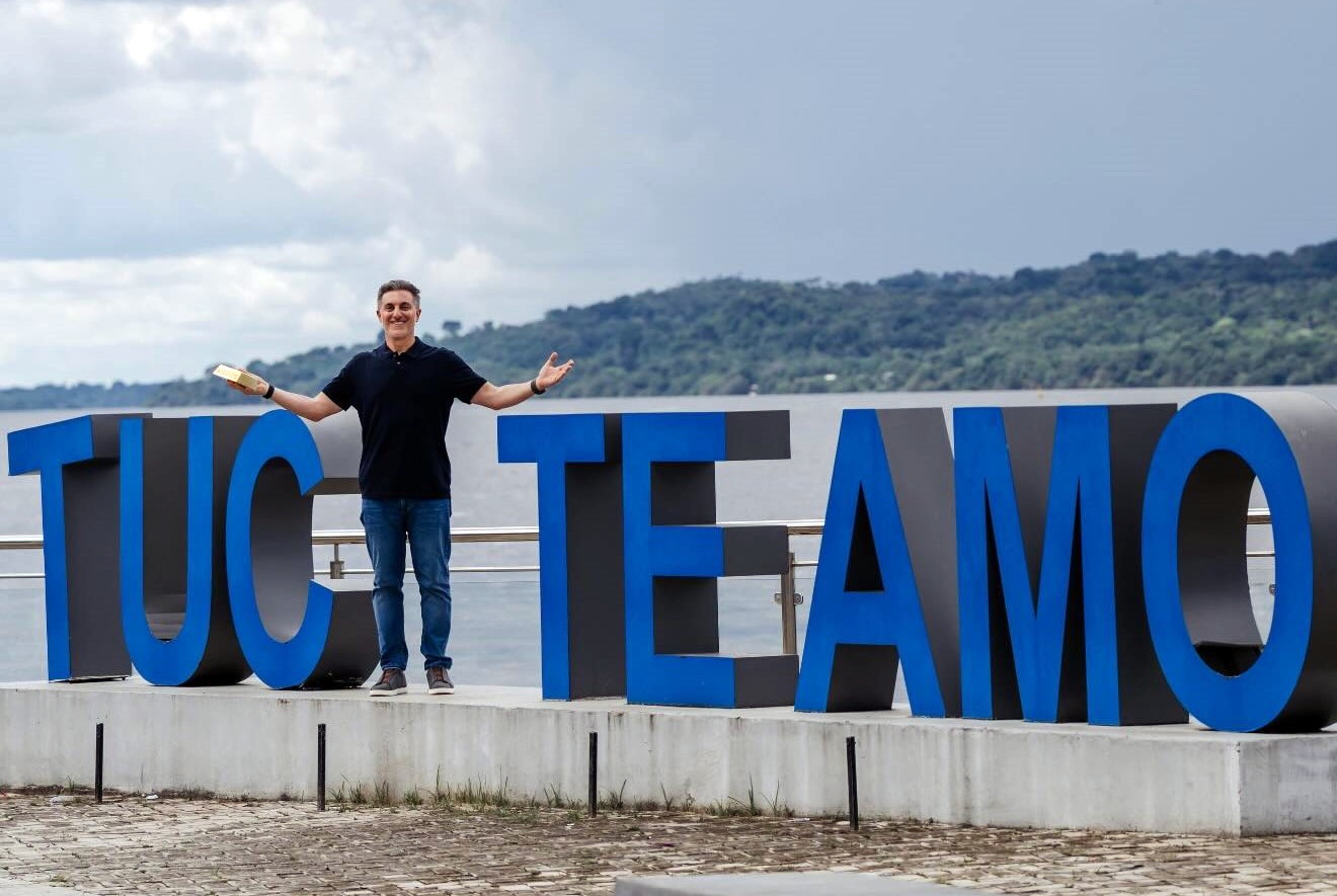 Luciano Huck visita Tucuruí para entregar prêmio de R$ 1 milhão e movimenta a cidade