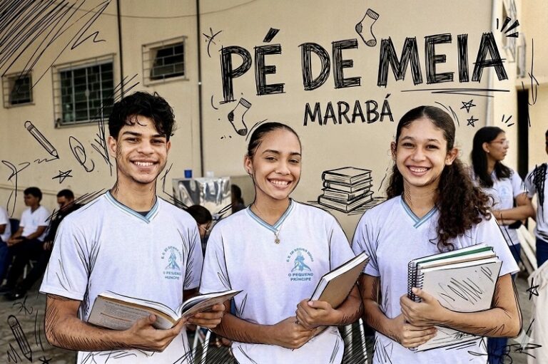 Pé-de-meia impulsiona permanência de 5,9 mil jovens no ensino médio em Marabá