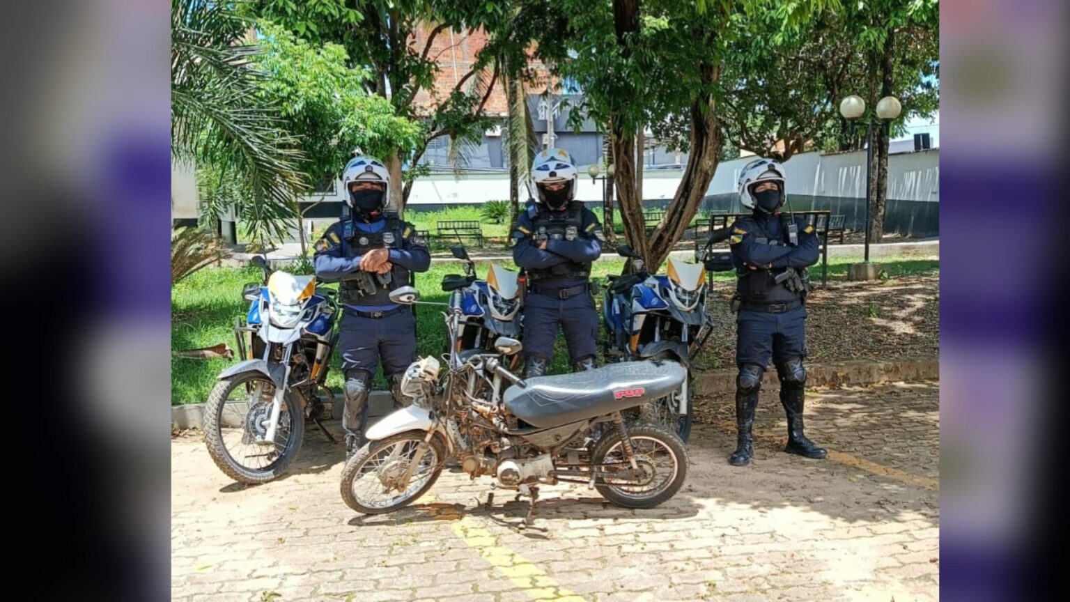 Guarda Municipal recupera moto furtada e detém dois suspeitos em Parauapebas