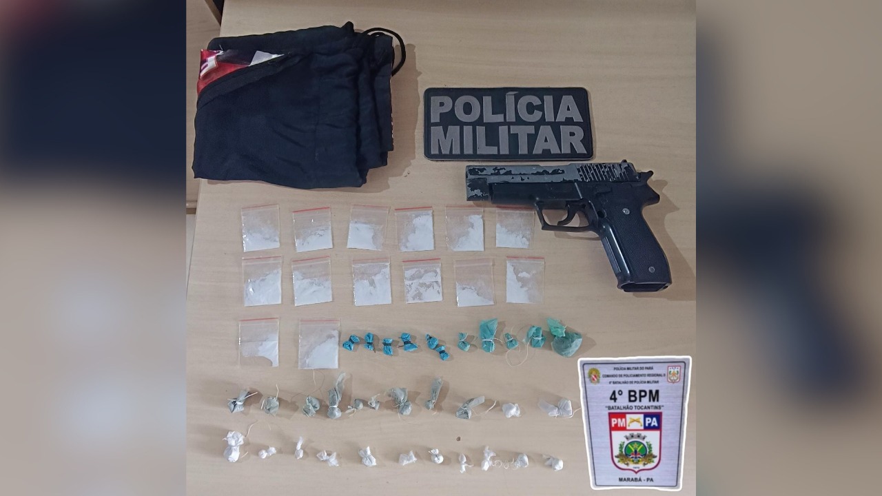 PM encontra crack, maconha e cocaína em casa da Folha 4