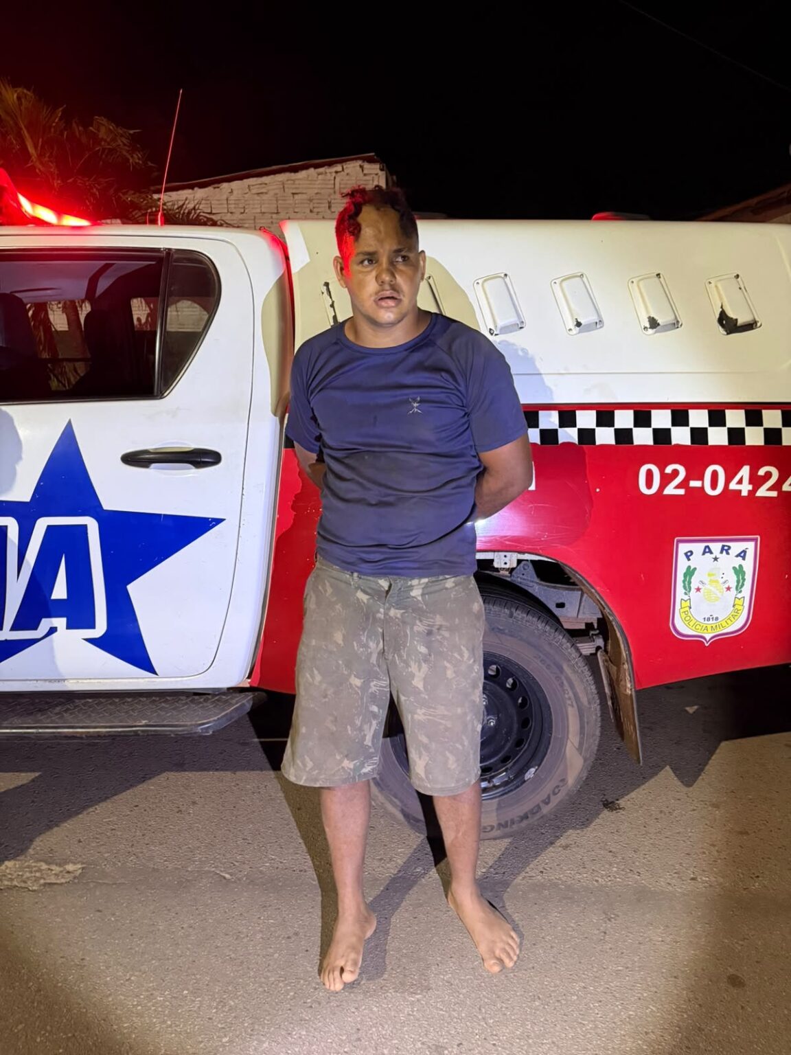 Briga de trânsito termina em agressão com faca e prisão em São Domingos do Araguaia