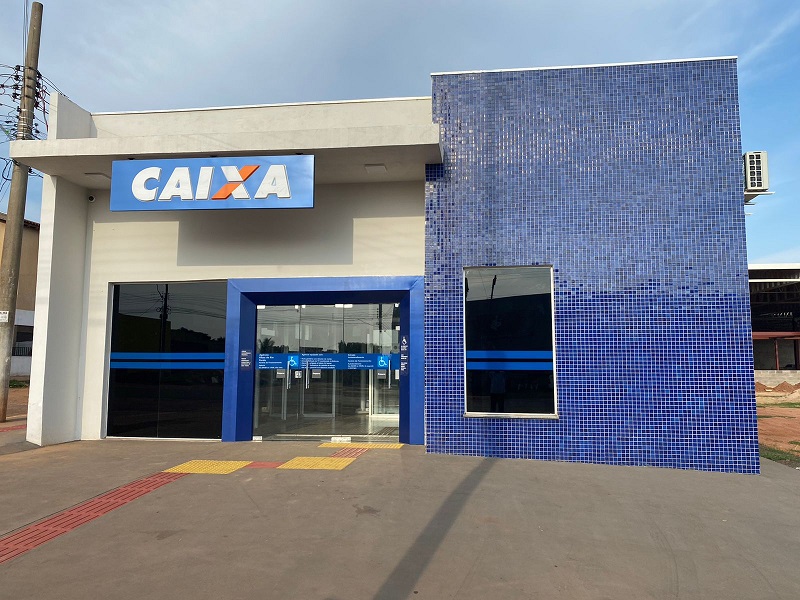 Fachada de uma agência bancária da Caixa Econômica Federal