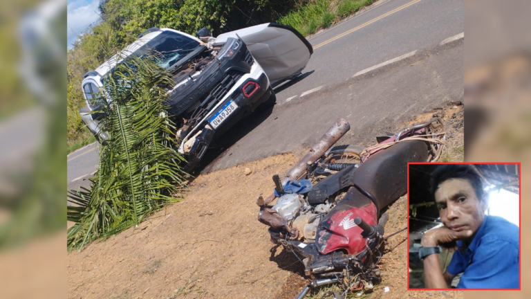 Motociclista morre em acidente na Transamazônica e caminhonete é incendiada