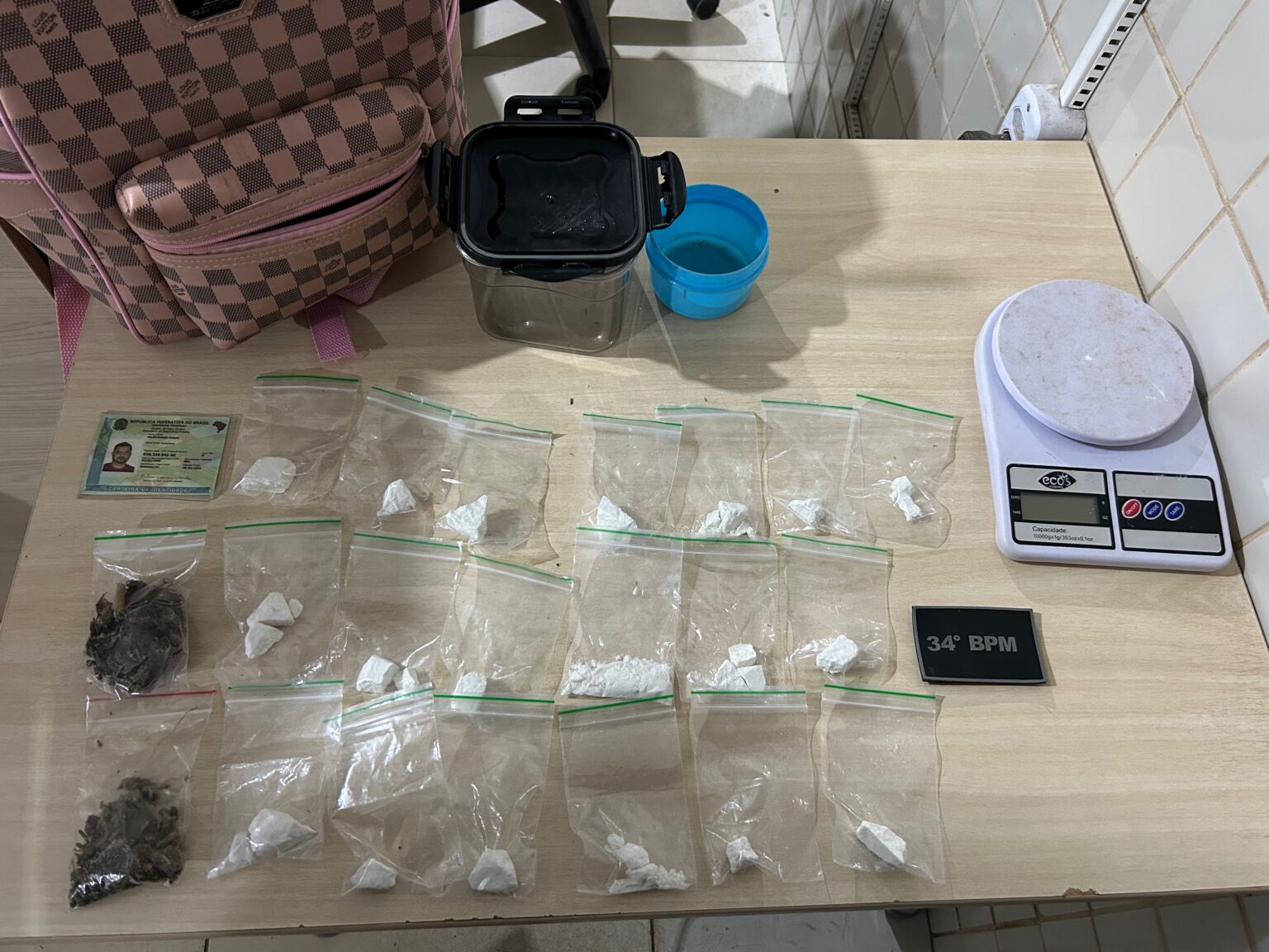 Foragido do Mato Grosso é preso com drogas em Marabá