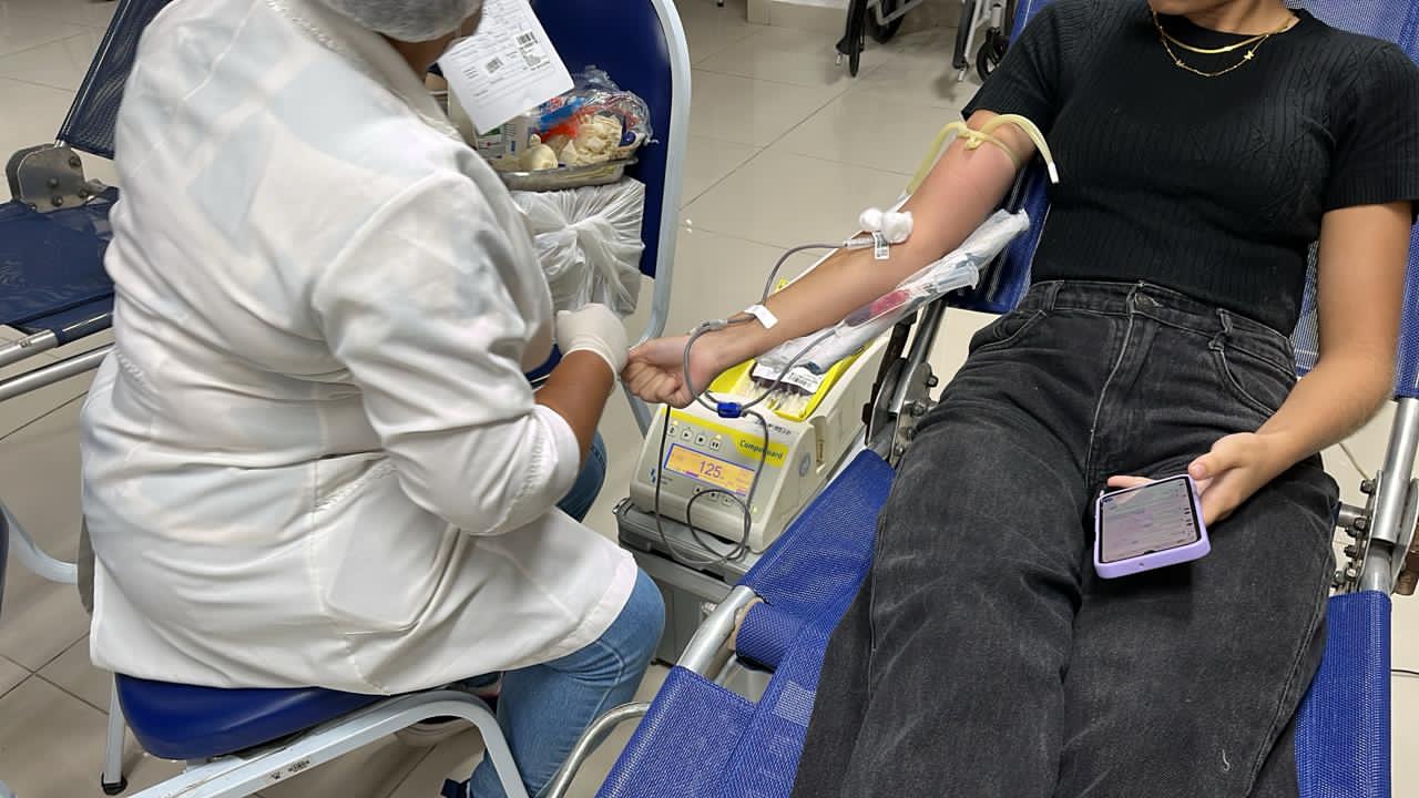 Unama realiza coleta de sangue em parceria com Hemopa, em Marabá