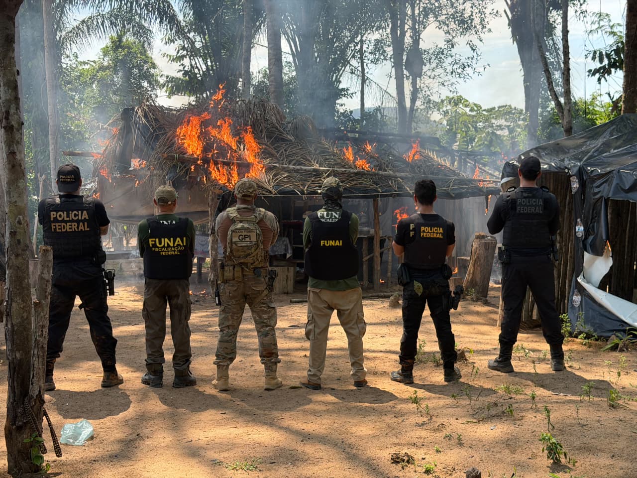 ‘Operação Escudo’ inutiliza equipamentos de garimpo na Terra Indígena Kayapó